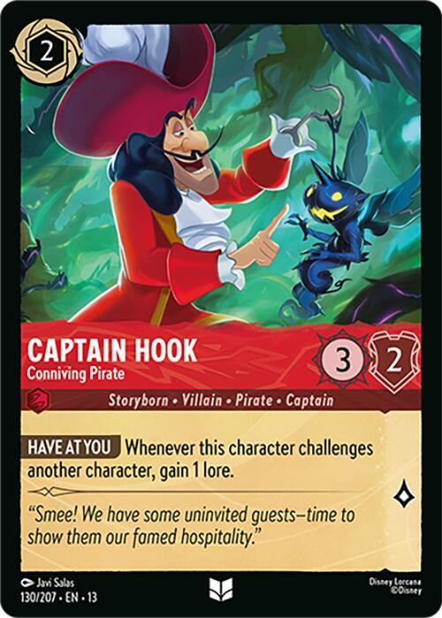 Lorcana - Captain Hook - Conniving Pirate - Attack of the Vine! (13)