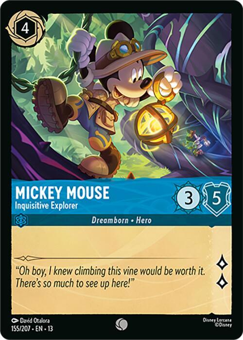 Lorcana - Mickey Mouse - Inquisitive Explorer - Attack of the Vine! (13)