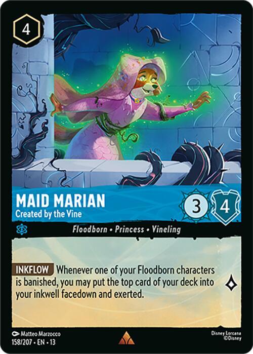 Lorcana - Maid Marian - Created by the Vine - Attack of the Vine! (13)