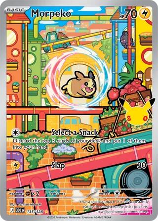 Pokemon - Morpeko - 135/128 - ME: 30th Celebration (30C)