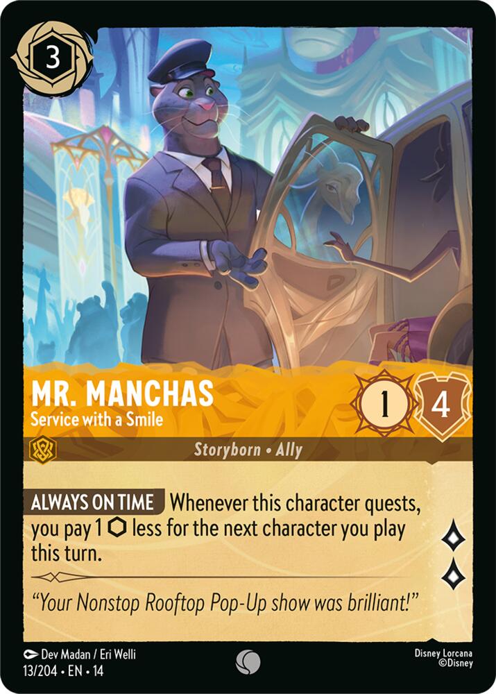 Lorcana - Mr. Manchas - Service with a Smile - Hyperia City (14)