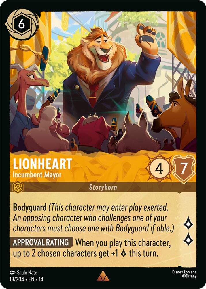 Lorcana - Lionheart - Incumbent Mayor - Hyperia City (14)