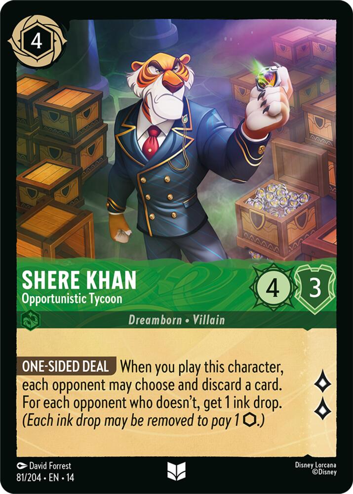 Lorcana - Shere Khan - Opportunistic Tycoon - Hyperia City (14)