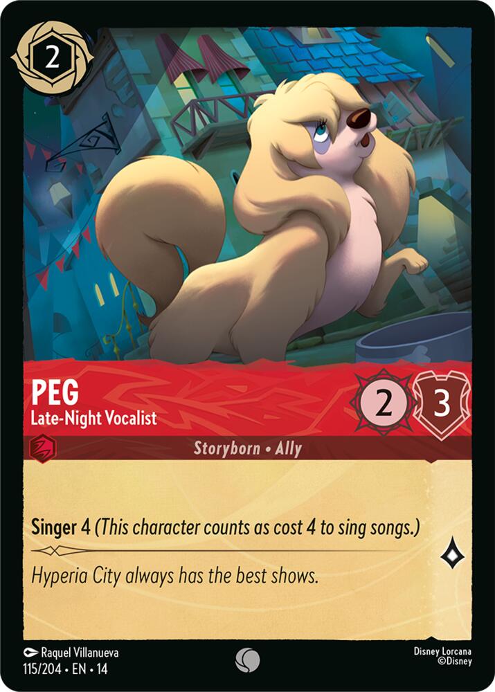 Lorcana - Peg - Late-Night Vocalist - Hyperia City (14)