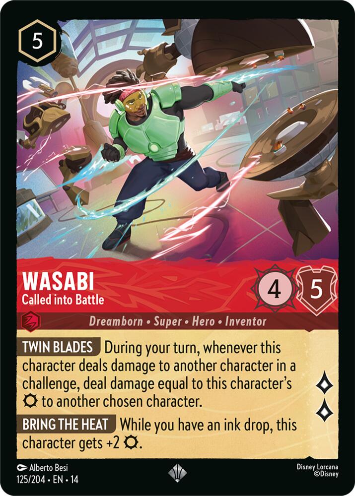 Lorcana - Wasabi - Called into Battle - Hyperia City (14)