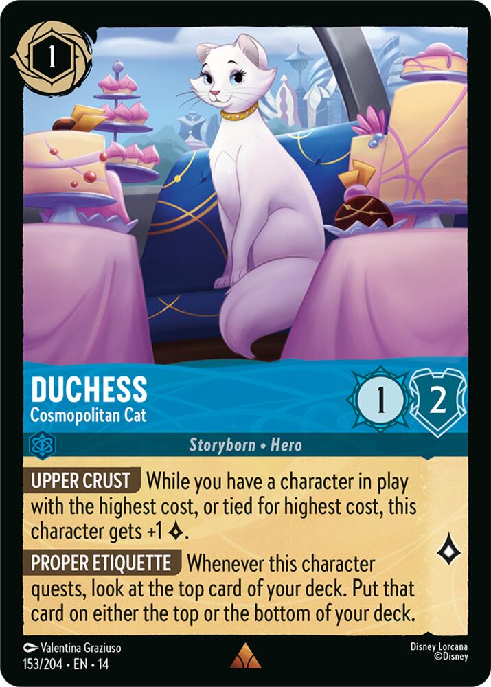 Lorcana - Duchess - Cosmopolitan Cat - Hyperia City (14)