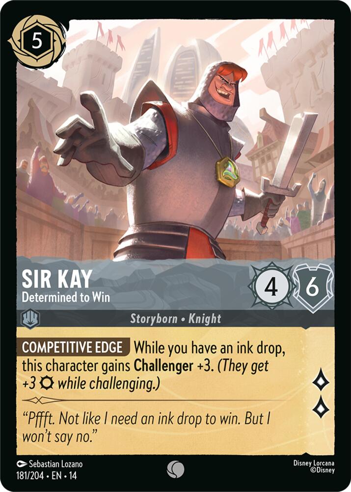Lorcana - Sir Kay - Determined to Win - Hyperia City (14)