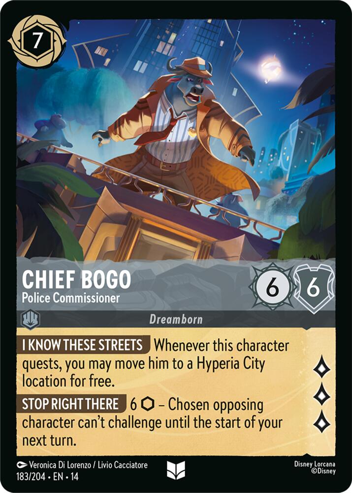 Lorcana - Chief Bogo - Police Commissioner - Hyperia City (14)