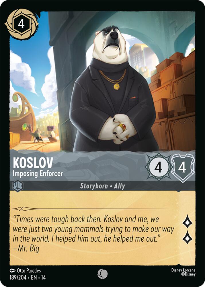 Lorcana - Koslov - Imposing Enforcer - Hyperia City (14)