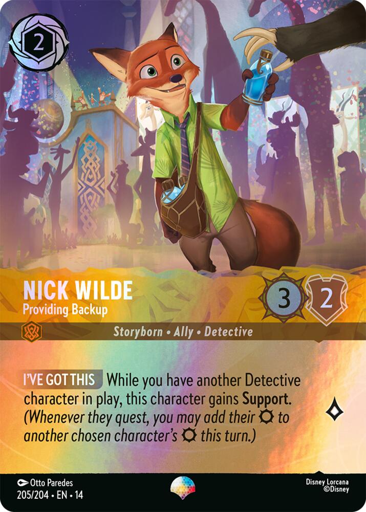 Lorcana - Nick Wilde - Providing Backup (Epic) - Hyperia City (14)