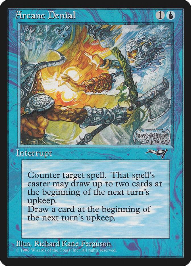 MTG - Arcane Denial (Axe) - Alliances (ALL)