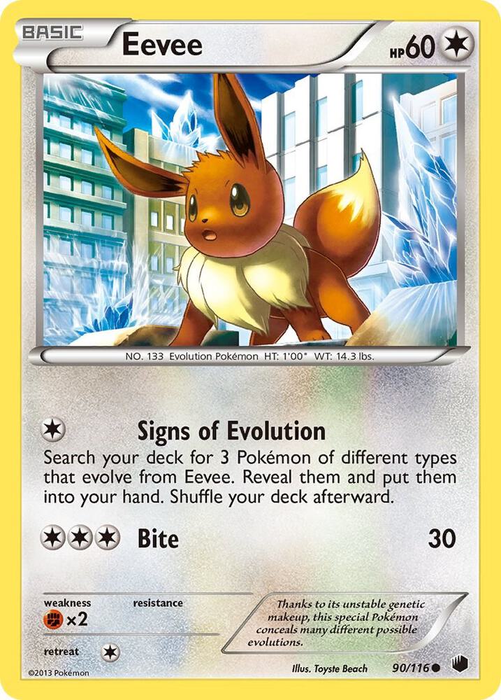 Pokemon - Eevee (90) - Plasma Freeze (PLF)