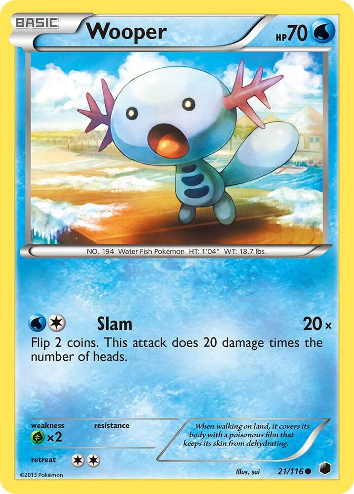 Pokemon - Wooper - Plasma Freeze (PLF)