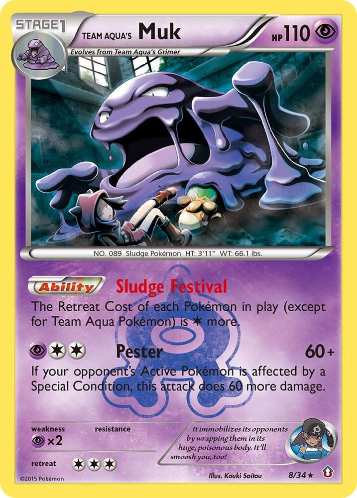 Pokemon - Team Aqua's Muk - Double Crisis (DCR)