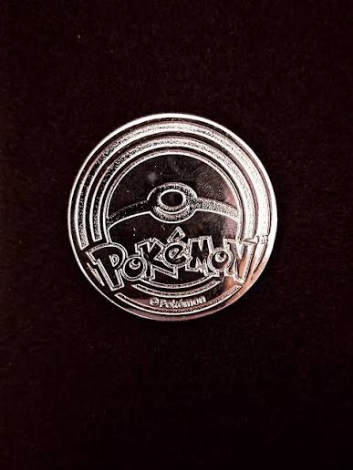 Pokemon - Mega Charizard X Metal Coin from Charizard X SPC