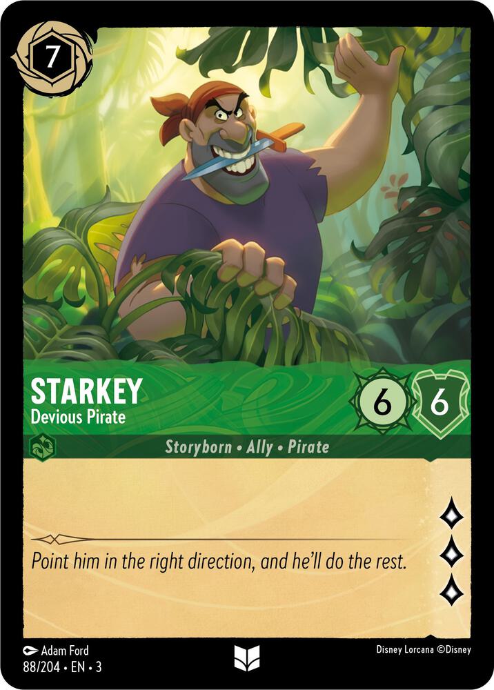 Lorcana - Starkey - Devious Pirate - Into the Inklands (3)