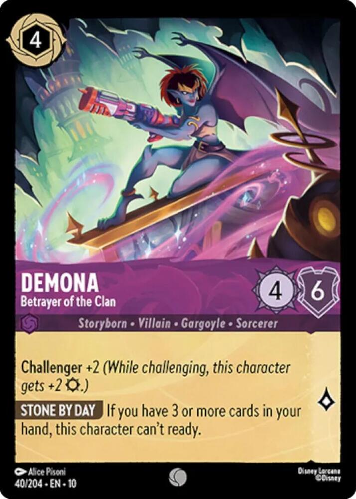 Lorcana - Demona Betrayer of the Clan - Whispers in the Well (10)