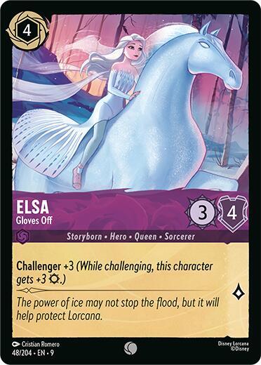 Lorcana - Elsa - Gloves Off - Cold Foil - Fabled (9)