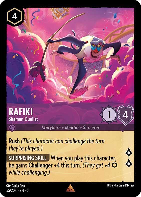 Lorcana - Rafiki - Shaman Duelist - Shimmering Skies (5)
