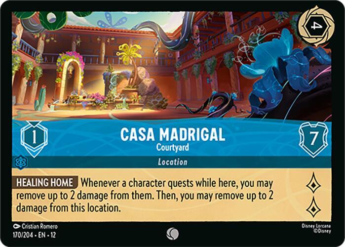 Lorcana - Casa Madrigal - Courtyard - Wilds Unknown (12)