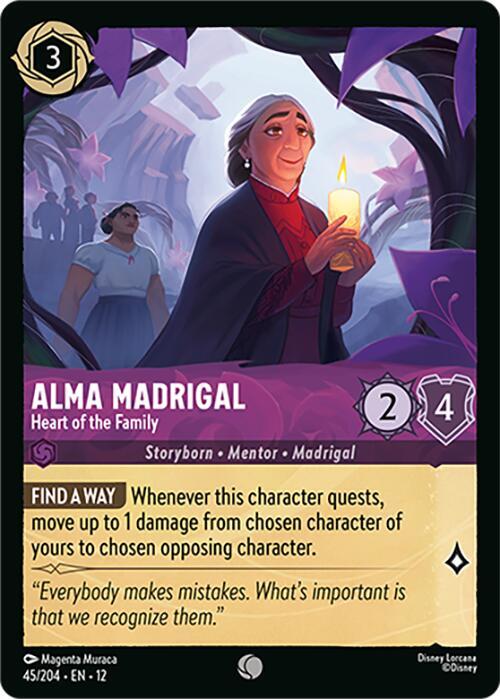 Lorcana - Alma Madrigal - Heart of the Family - Wilds Unknown (12)