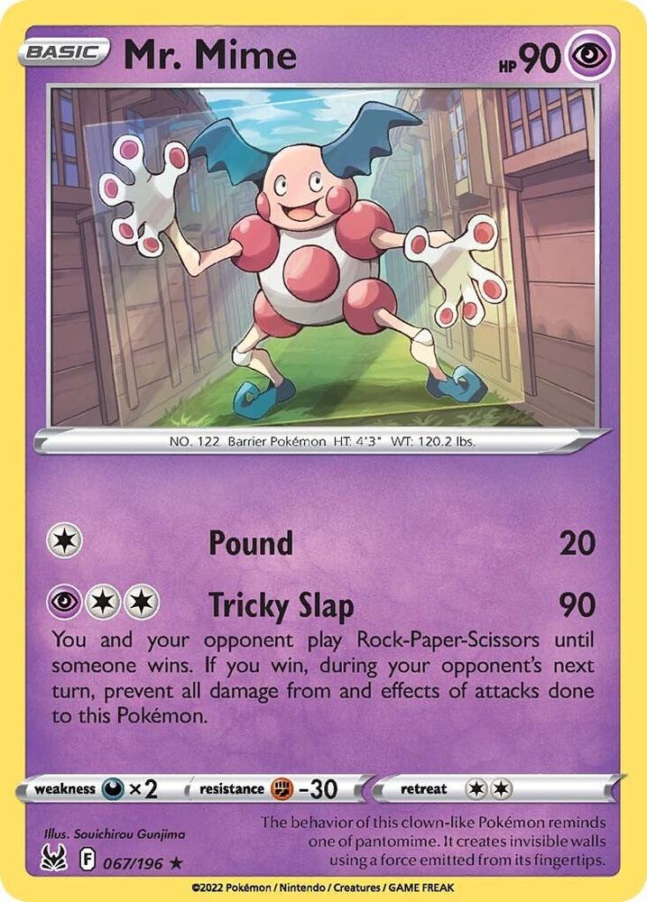 Pokemon - Mr. Mime - SWSH11: Lost Origin (SWSH11) Reverse Holofoil
