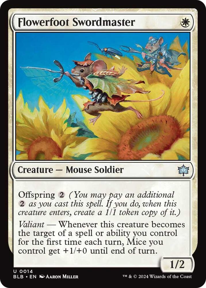 MTG - Flowerfoot Swordmaster - Bloomburrow (BLB)