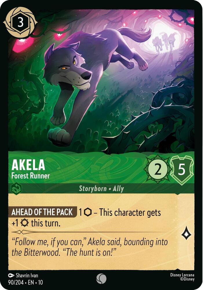 Lorcana - Akela Forest Runner - Whispers in the Well (10)
