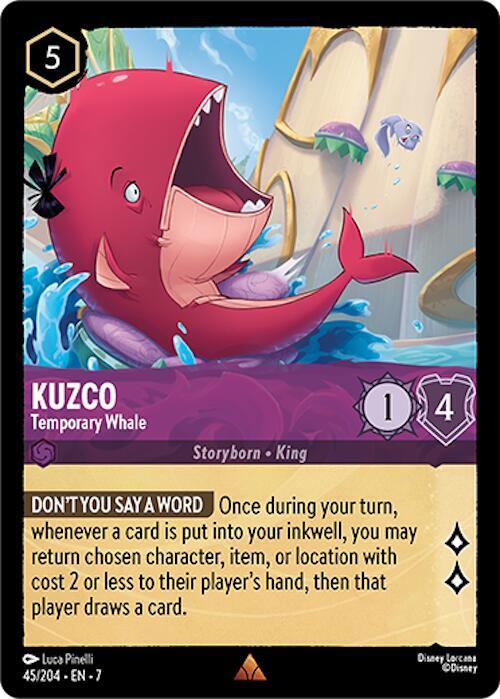 Lorcana - Kuzco - Temporary Whale - Archazia's Island (7)