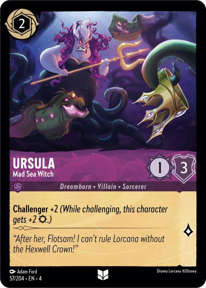 Lorcana - Ursula - Mad Sea Witch - Ursula's Return (4)