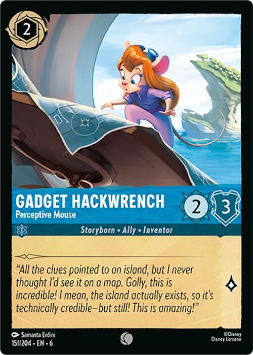 Lorcana - Gadget Hackwrench - Perceptive Mouse - Azurite Sea (6)
