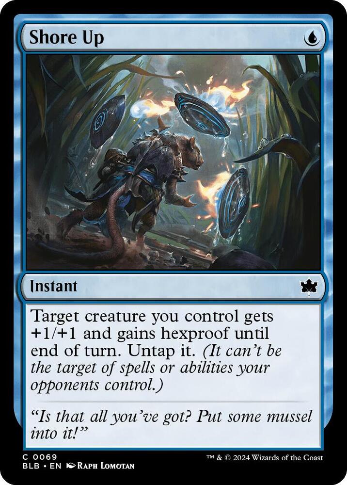 MTG - Shore Up - Bloomburrow (BLB) Foil