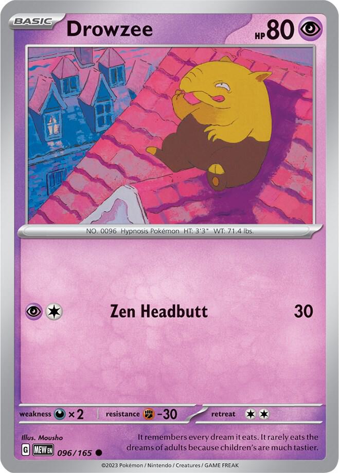 Pokemon - Drowzee - SV: Scarlet & Violet 151 (MEW)