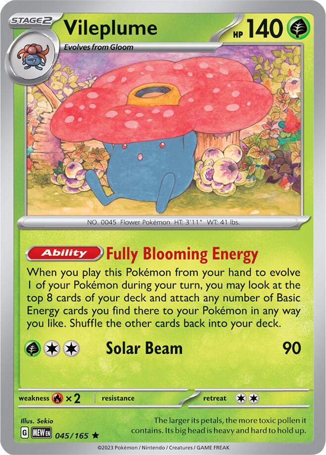 Pokemon - Vileplume - SV: Scarlet & Violet 151 (MEW)