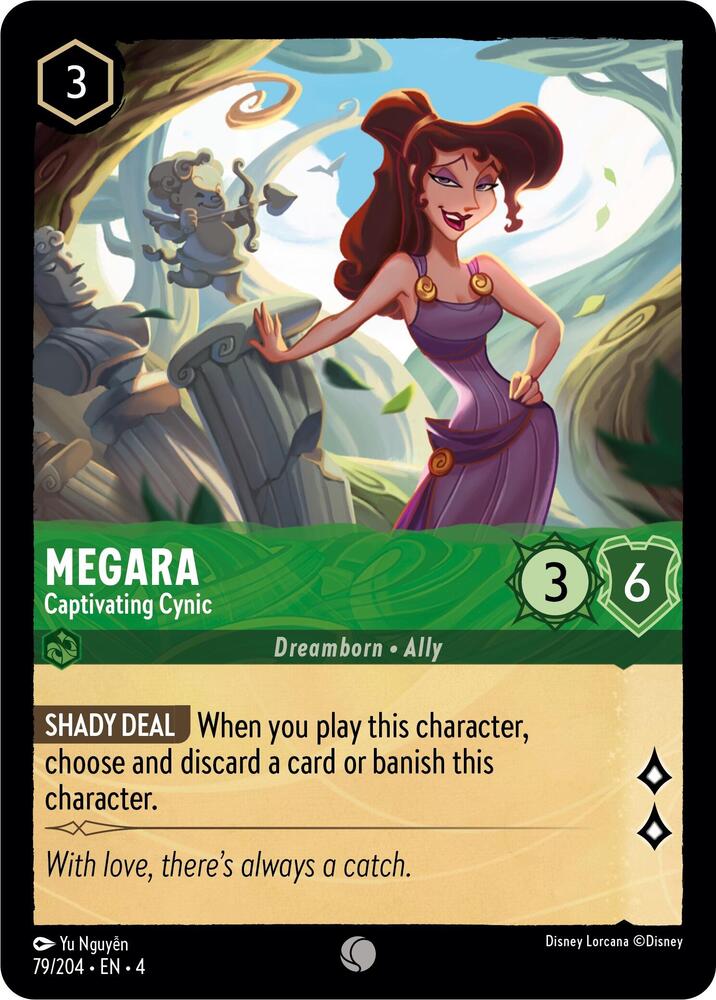 Lorcana - Megara - Captivating Cynic - Ursula's Return (4)