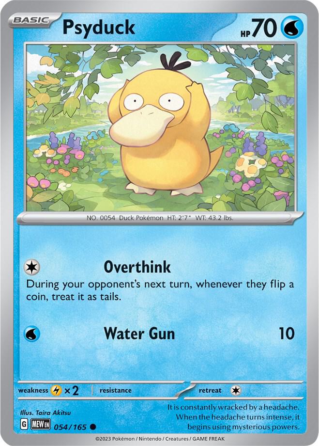 Pokemon - Psyduck - 054/165 - SV: Scarlet & Violet 151 (MEW)
