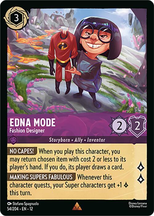 Lorcana - Edna Mode - Fashion Designer - Wilds Unknown (12)