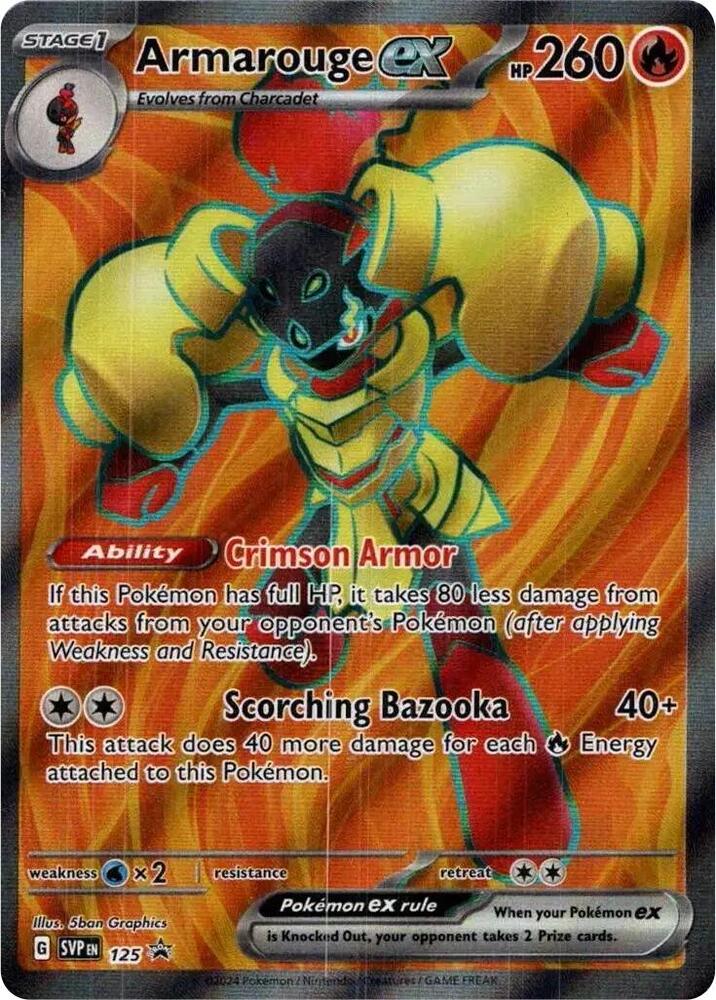 Pokemon - Armarouge ex - 125 - SV: Scarlet & Violet Promo Cards (SVP)