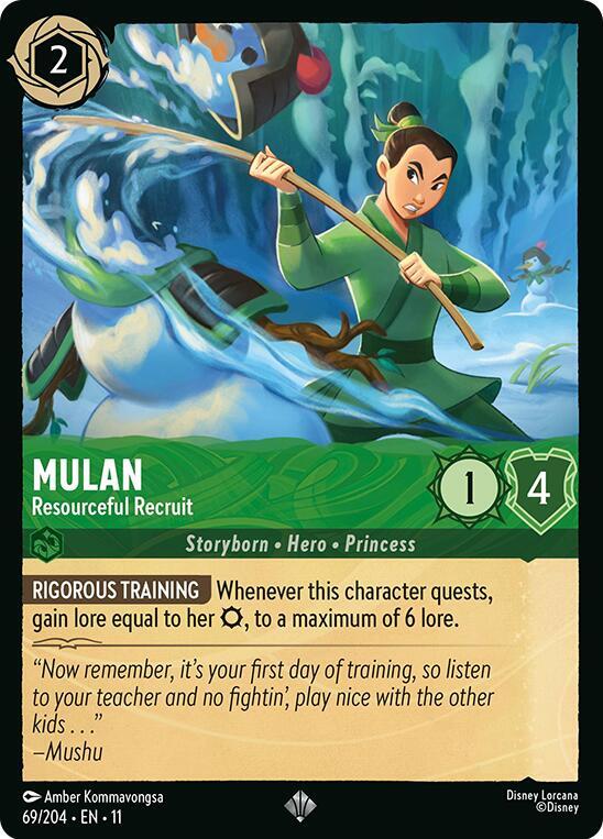 Lorcana - Mulan - Resourceful Recruit - Winterspell (11)