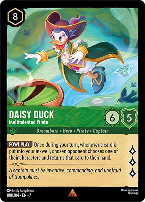 Lorcana - Daisy Duck - Multitalented Pirate - Archazia's Island (7)
