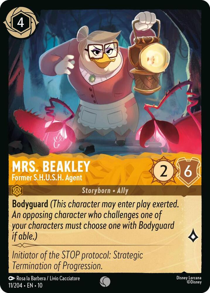 Lorcana - Mrs. Beakley Former S.H.U.S.H Agent - Whispers in the Well (10)