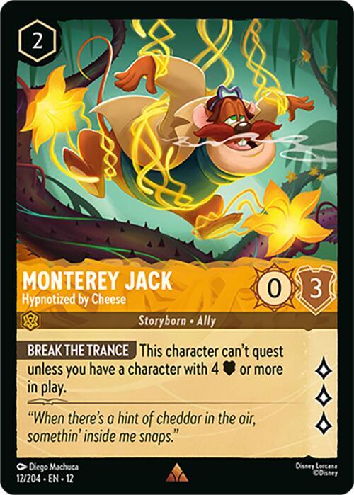Lorcana - Monterey Jack - Hypnotized by Cheese - Wilds Unknown (12) Cold Foil