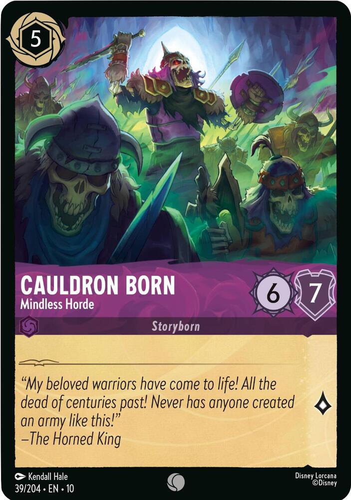 Lorcana - Cauldron Born Mindless Horde - Whispers in the Well (10)