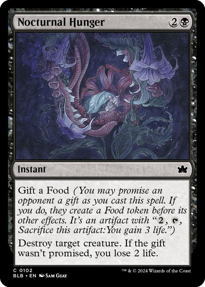 MTG - Nocturnal Hunger - Bloomburrow (BLB)