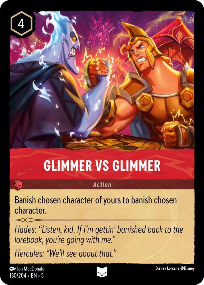 Lorcana - Glimmer vs Glimmer - Cold Foil - Shimmering Skies (5)