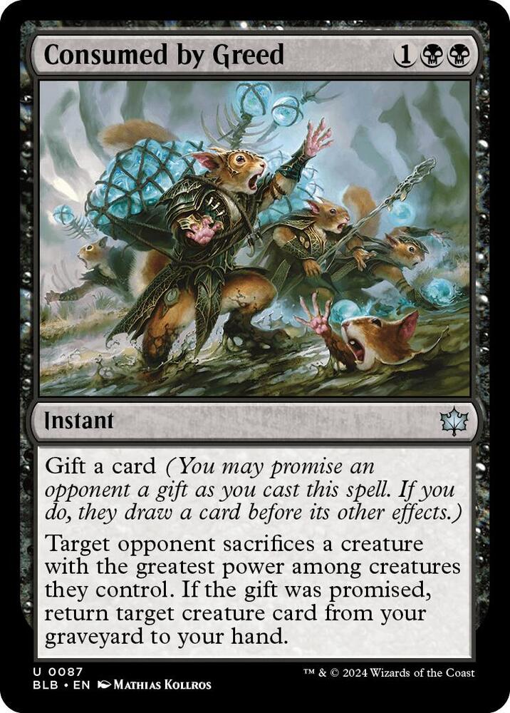 MTG - Consumed by Greed - Bloomburrow (BLB)