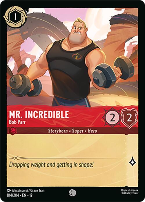 Lorcana - Mr. Incredible - Bob Parr - Wilds Unknown (12)