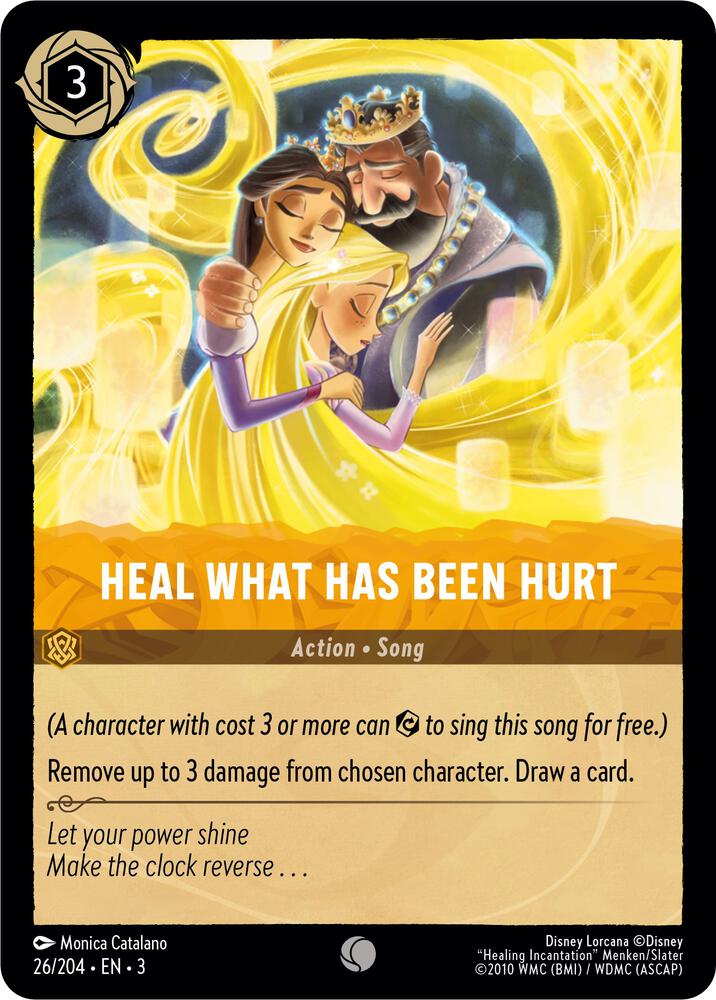 Lorcana - Heal What Has Been Hurt - Cold Foil - Into the Inklands (3)