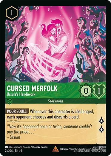 Lorcana - Cursed Merfolk - Ursula's Handiwork - Fabled (9)
