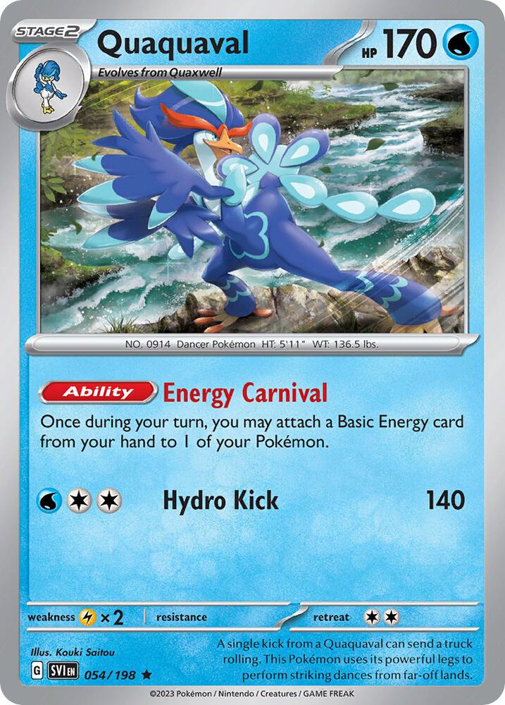 Pokemon - Quaquaval - 054/198 - Deck Exclusives (PR)